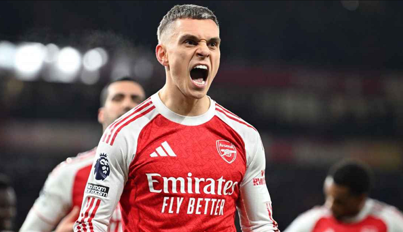 Leandro Trossard bùng cháy, Arsenal hứa hẹn sẽ vô địch